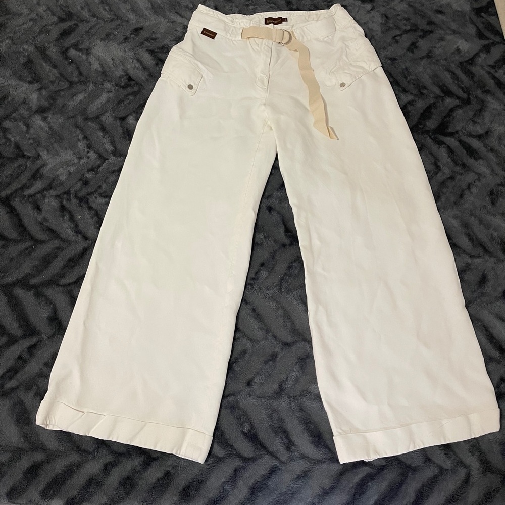 Vintage Moncler Wide Leg Pant with D-Ring Waist